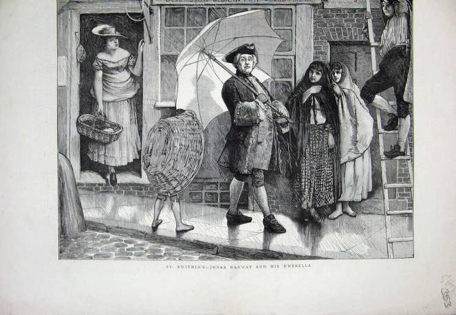 Jonas Hanway and his umbrella